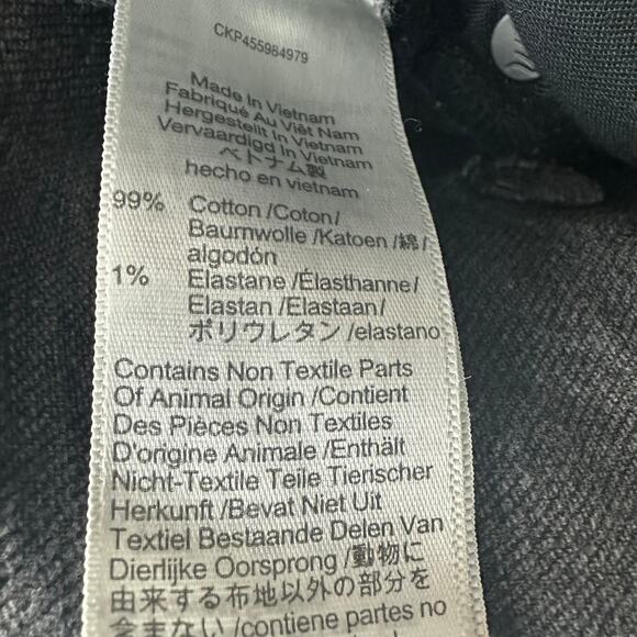 Madewell Womens The High-Rise Slim Distressed Black Wash Boyjean Denim Jeans 28P - Picture 9 of 10